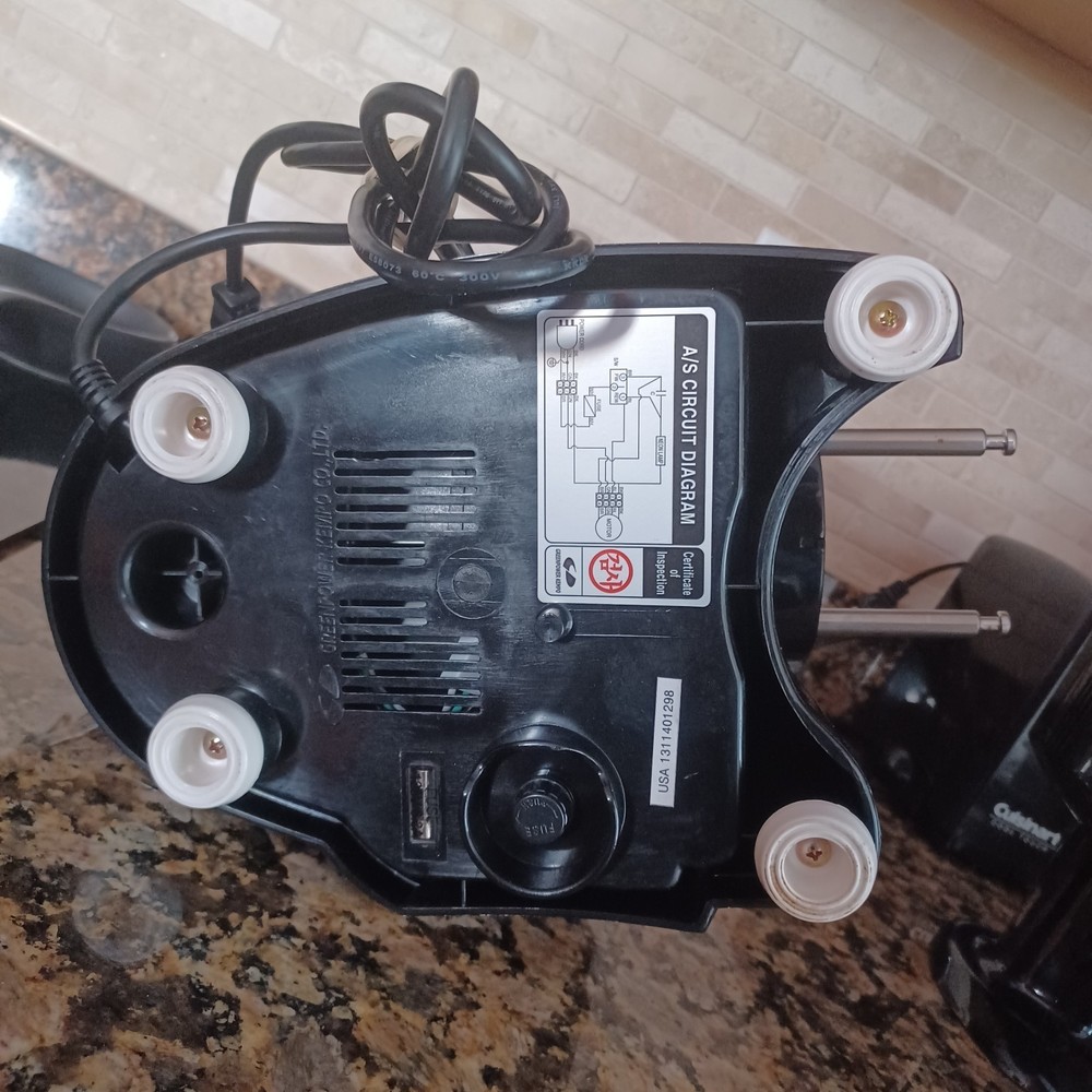 Green Power Juice Extractor Model GP-E1503 Black Motor Base Replacement Only