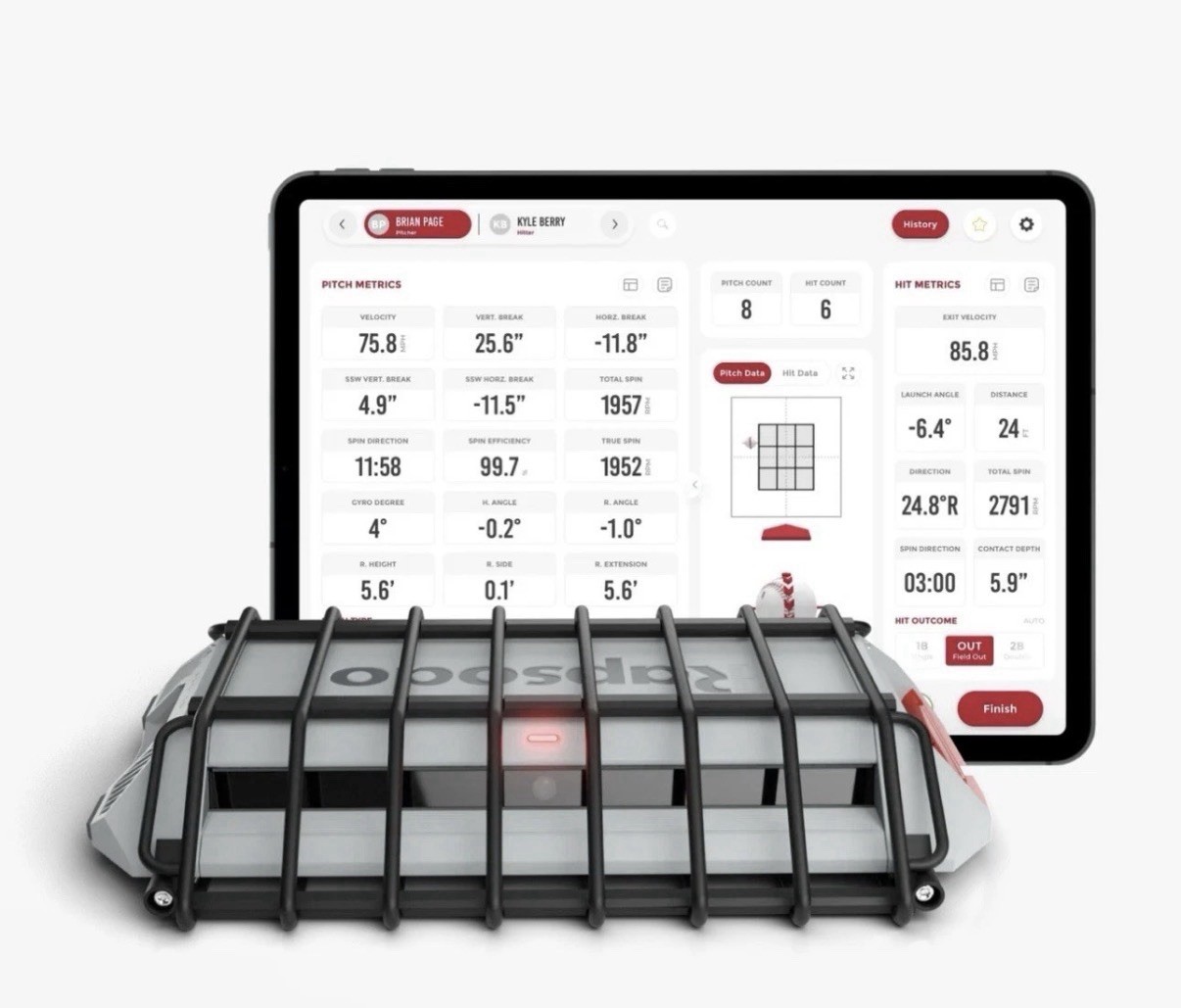 Rapsodo Pro 3.0 Hitting and Pitching Unit