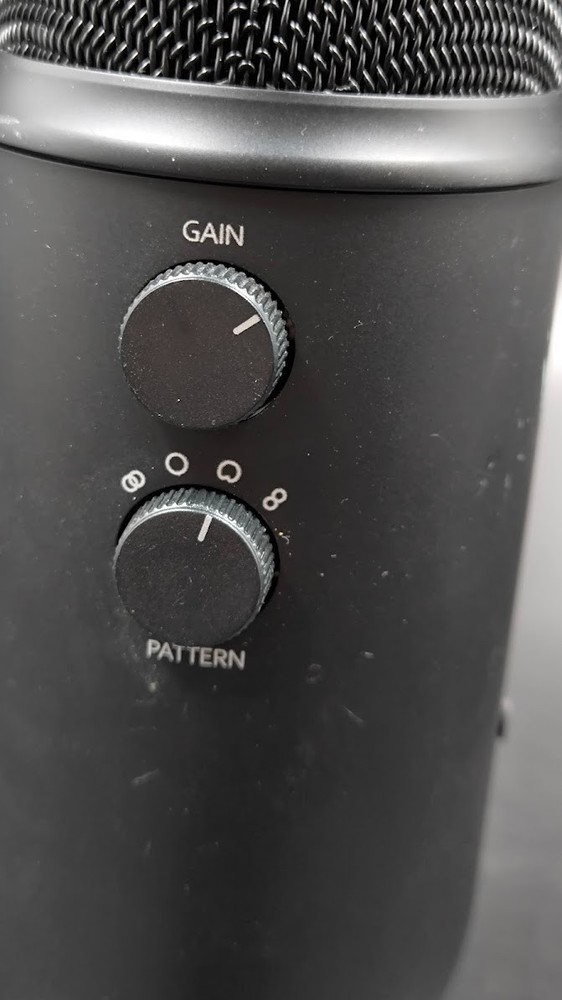 Blue Yeti Microphone Used Working Black