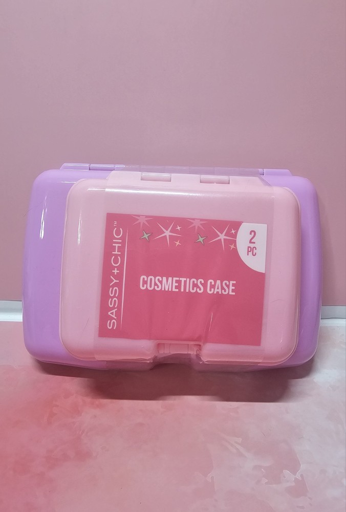 Sassy + Chic 2 Pc Cosmetic Case