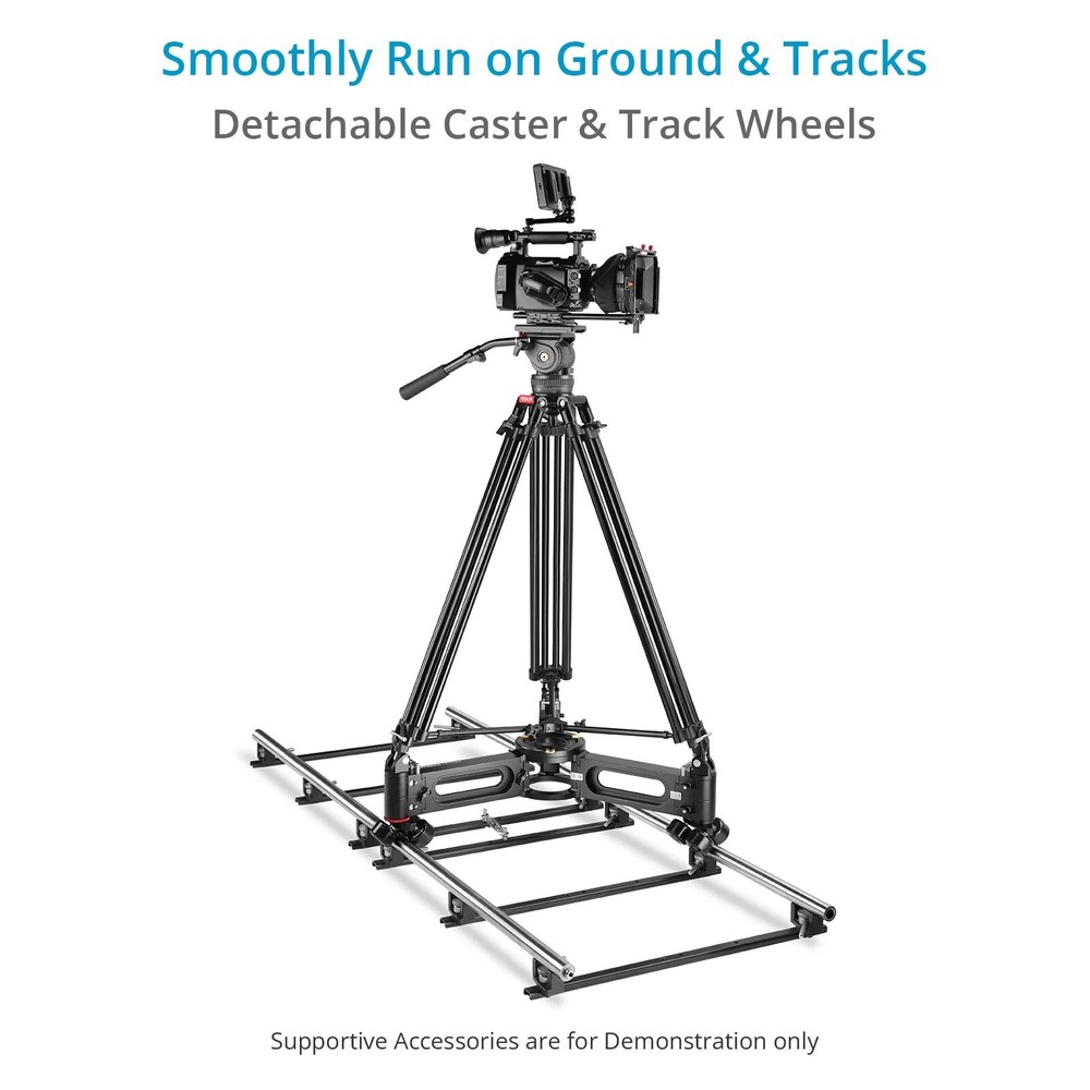 Proaim Marcus Camera Dolly with Mitchell & Euro/Elemac Adapter Base | DL-MRCS-01