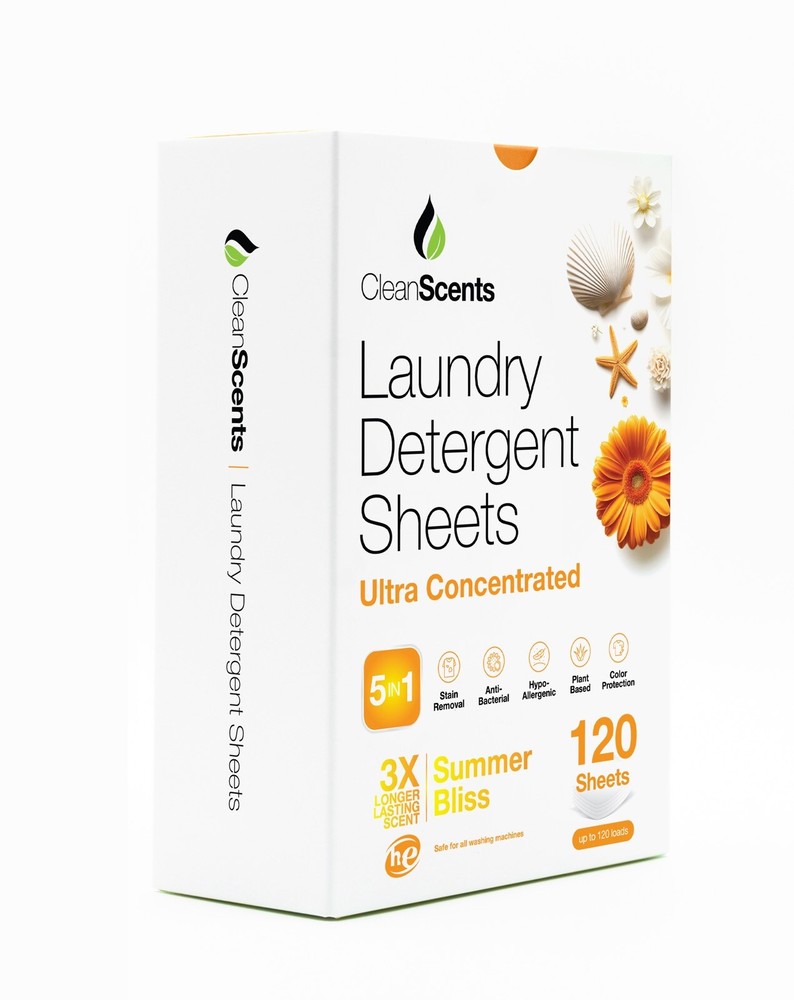 CleanScents Laundry Detergent Sheets