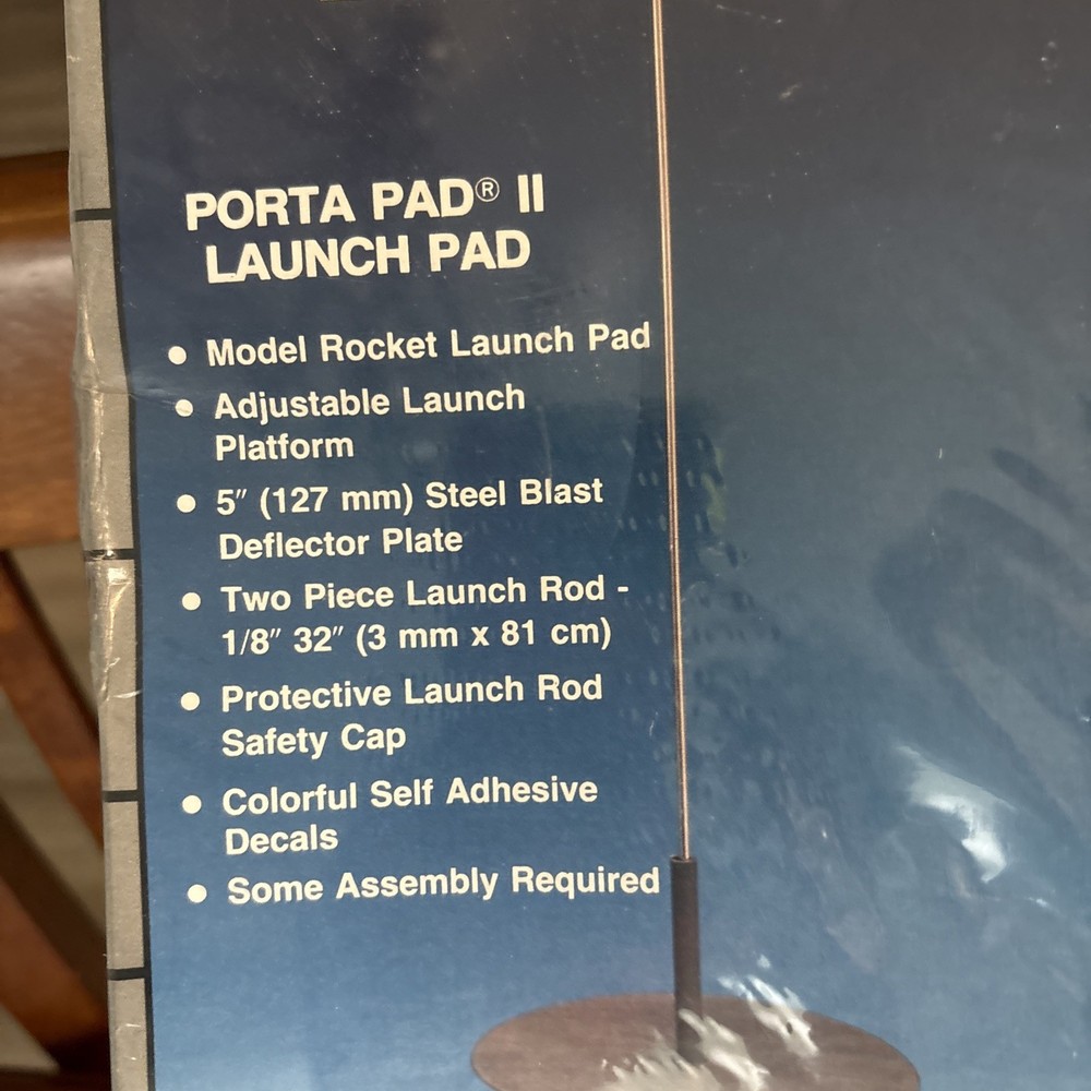 Vintage Estes complete model rocket launch system Sealed New USA pad Controller
