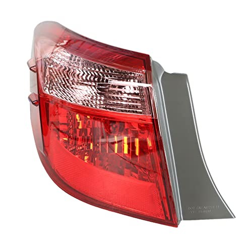 1-Pack Rear Left Tail Light Assembly Replacement for Corolla 2017 Outer