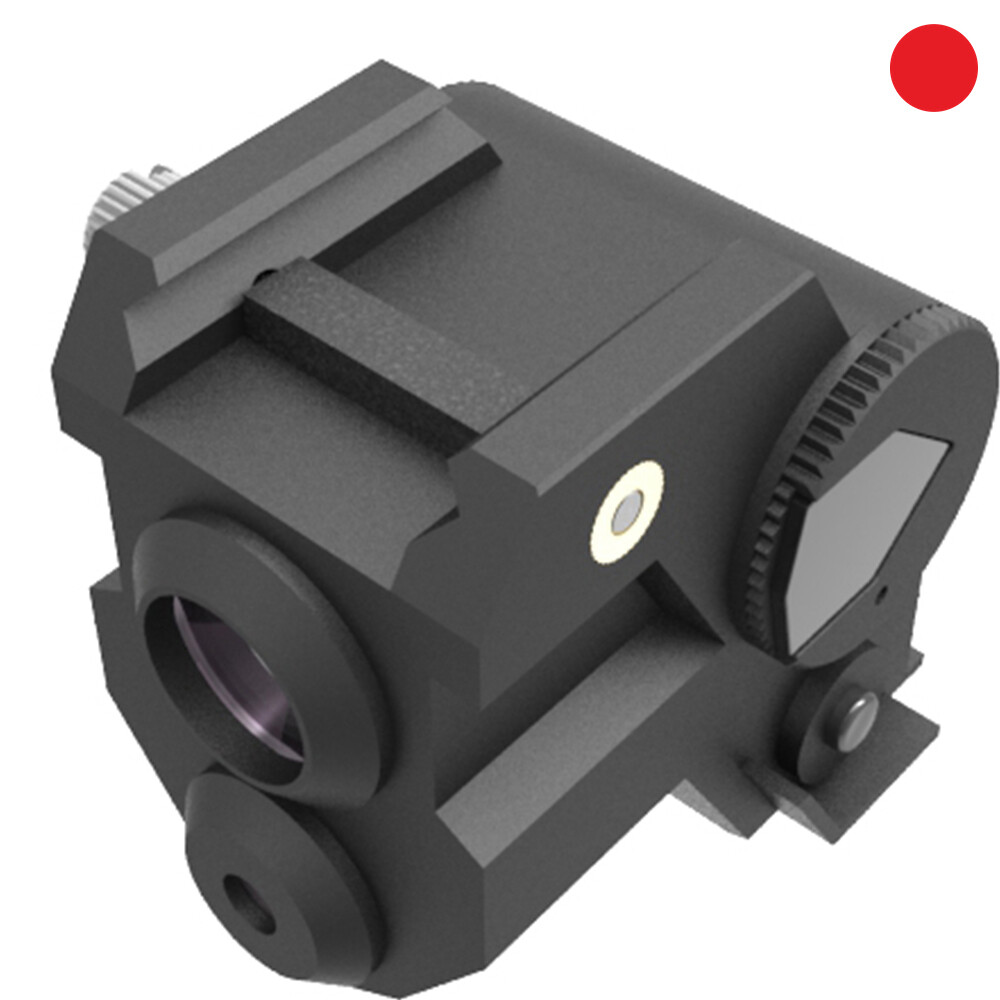 Laspur Mini Sub Compact Red Laser Sight with Flashlight Combo for Pistol
