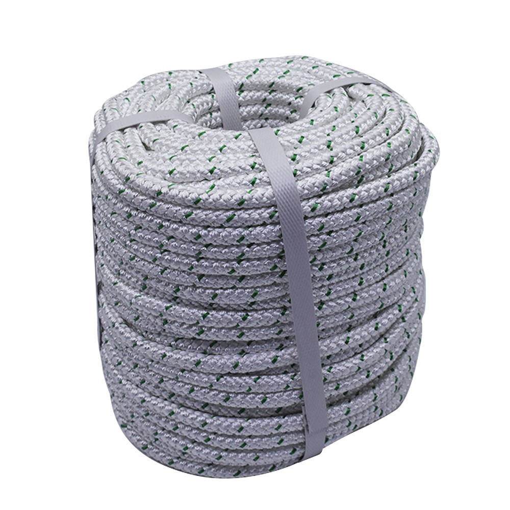 3/8"×200‘ Double Braid Polyester Rope 4800lbs Breaking Strength Strong Pulling