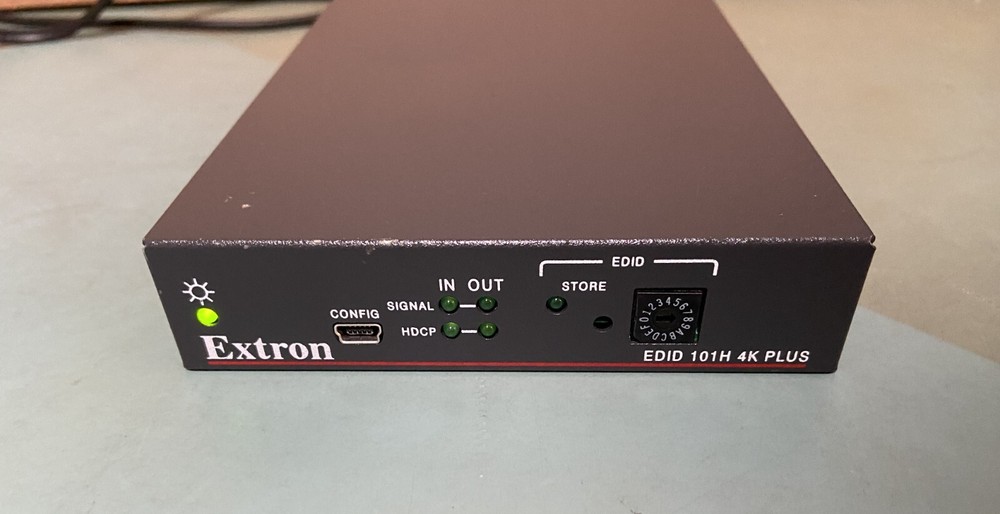 Extron EDID 101H 4K PLUS , AC Adapter Tested, working