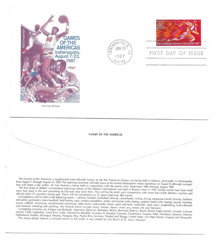 2247 Pan American Games Artmaster FDC