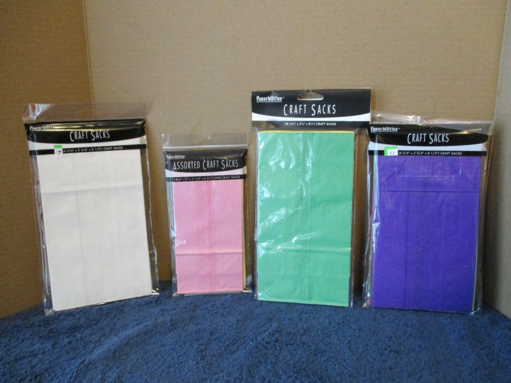 Lot of Paperbilities Craft Sacks