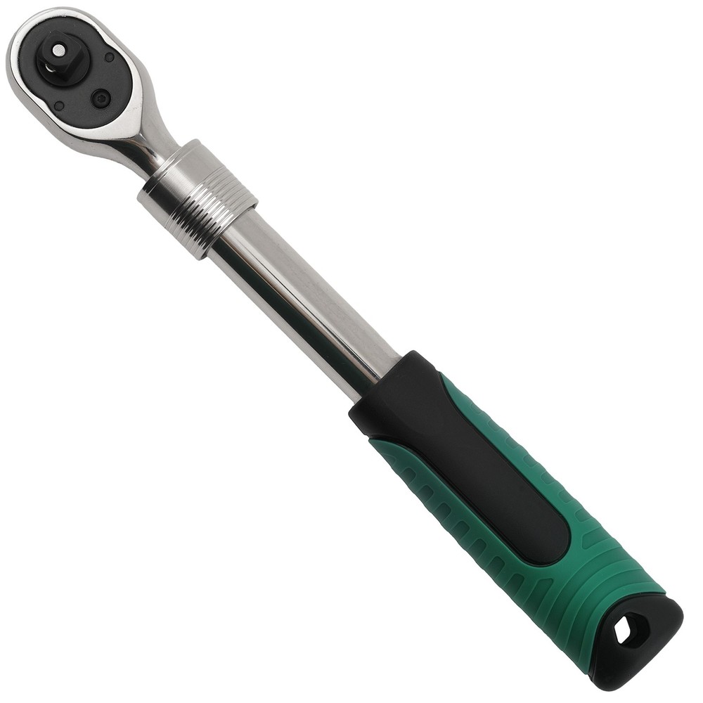 3/8" Drive Extendable 72 Tooth Ratchet Quick Release 252-351mm Handle