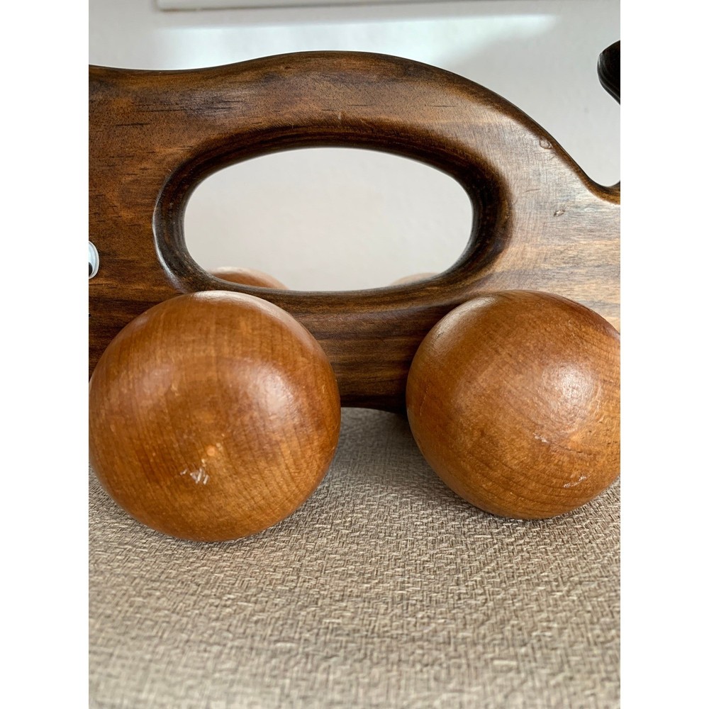 Vintage CWS wood push toy