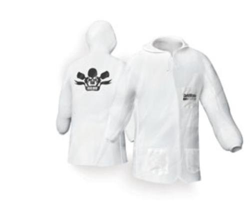 DeVilbiss 803667 Reusable Lab Coat With Pullover Hood - 3X-Large