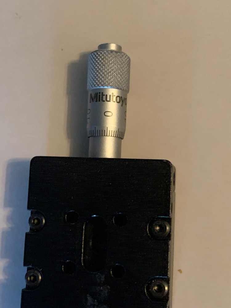 POSITIONING PLATFORM, Mitutoyo Micrometer Head