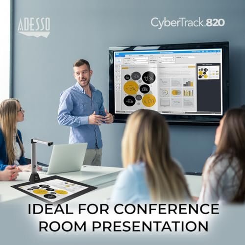 Adesso 4K 8.0 Megapixel Document Camera Classroom Projector for Teachers...