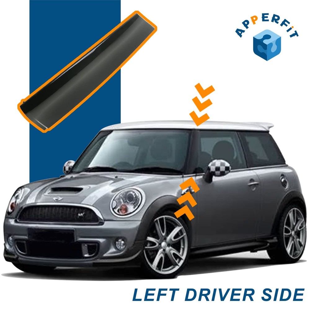 APPERFiT Windshield Post Trim A-Pillar 1 Piece - Left Side, Driver Side
