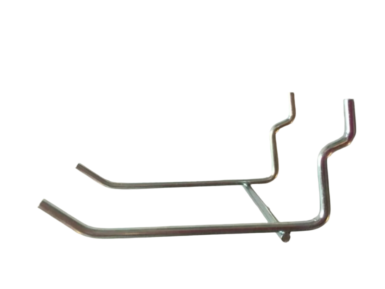 (6 Pack) 3" Metal Peg Double Hook Tool Holder Garage Hanger for 1/8" & 1/4" Pegb