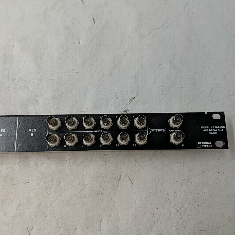 Evertz Micro Systems # X1202ABO AES Breakout Panel