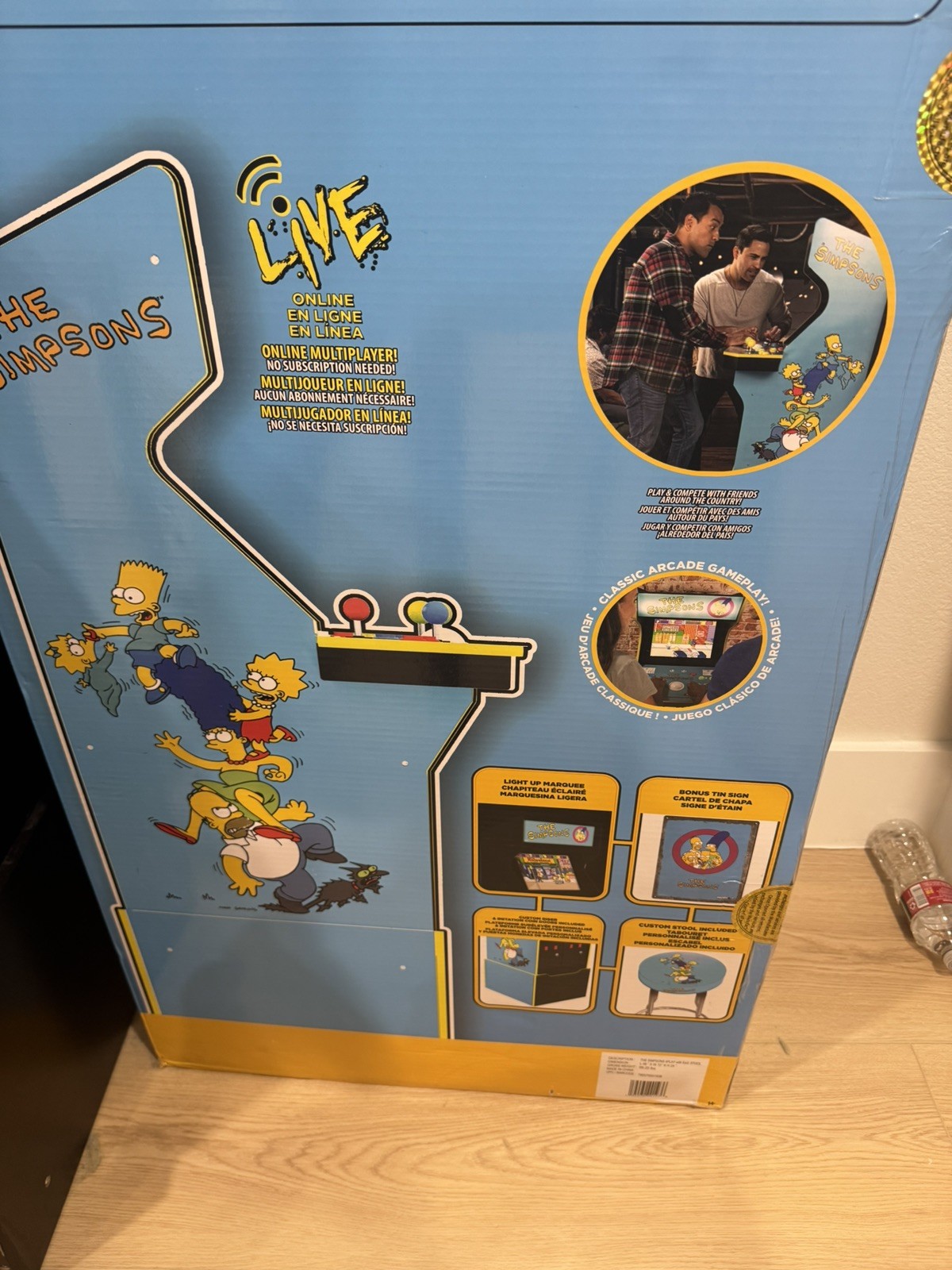 Arcade1Up The Simpsons Arcade Machine - Blue Brand New