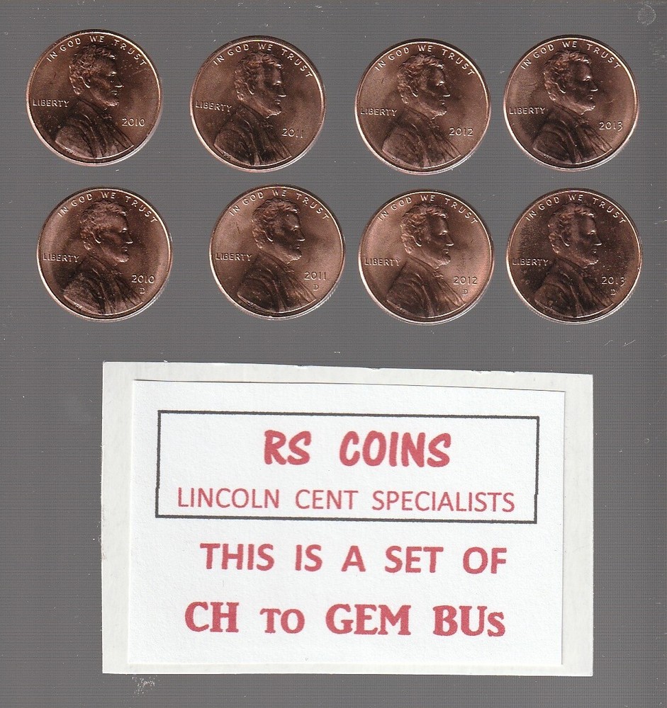 2014PD  thru  2018PD   UPDATE your  LINCOLN  CENT  SETS   quality UNCIRCULATEDS