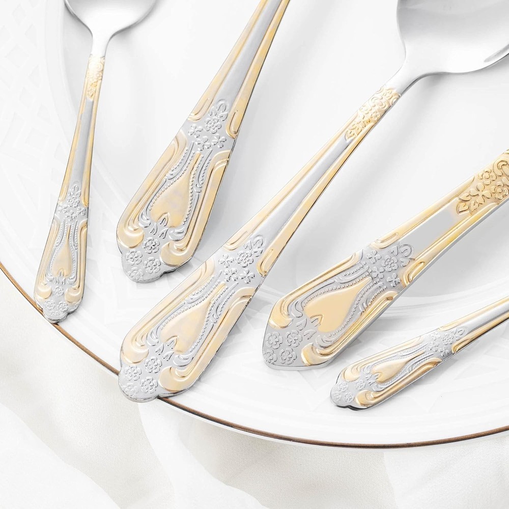Silverware Set Limited Edition – 20 Piece Flatware Set – Cutlery Set for 4 – Sil