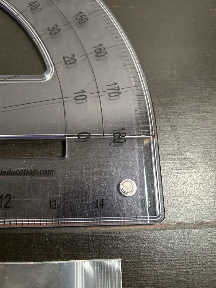 EAI Education Deluxe Demonstration Tools Protractor w Angle Stips #532214