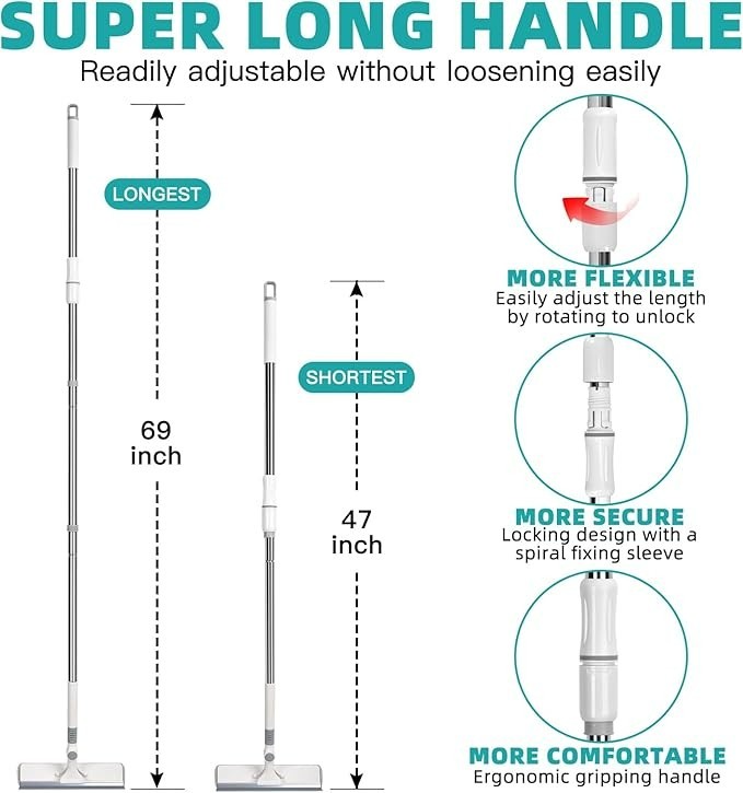 Eazer Squeegee Window Cleaner Tool 2 in 1