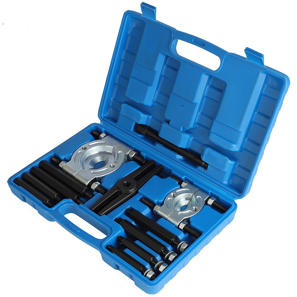 12Pcs Bearing Separator Puller Kit 2" and 3" Splitters Remove Bearings Tool Set