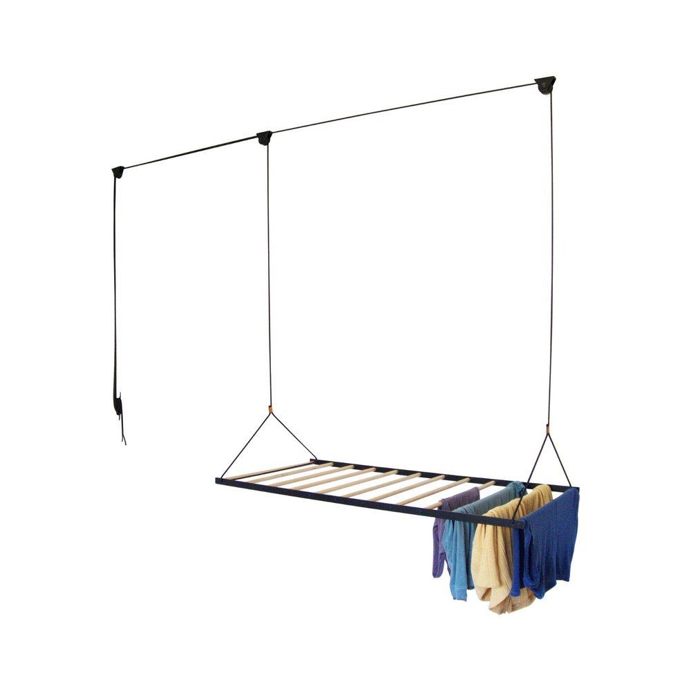 The Nice Rack ceiling-hung laundry drying rack