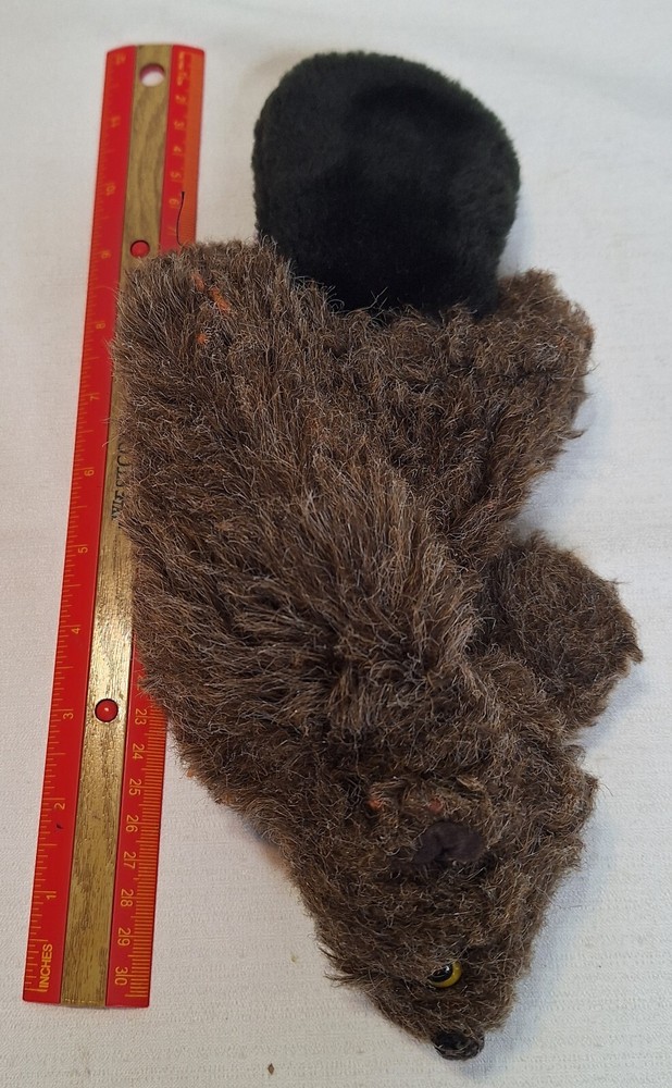 Furry Folk Beaver Hand Puppet 12"