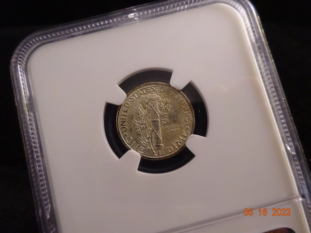 1938 Mercury Dime, NGC MS66 FB