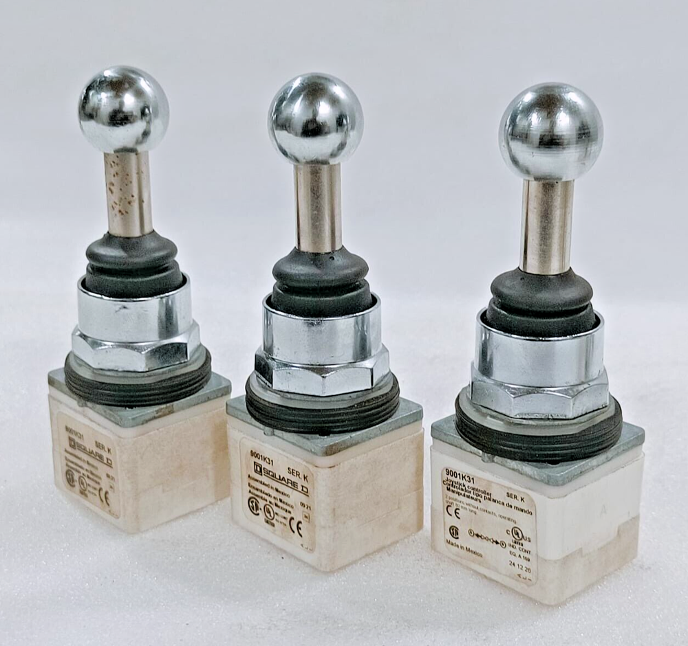 SQUARE D Joystick Controller, Harmony 9001K Series, 3 Positions, Spring Return