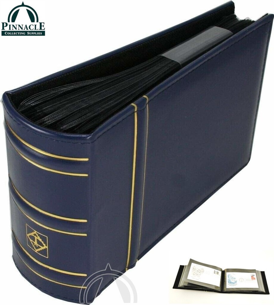 Album for 100 First Day Covers, Letters, Envelopes or Postcards DARK BLUE