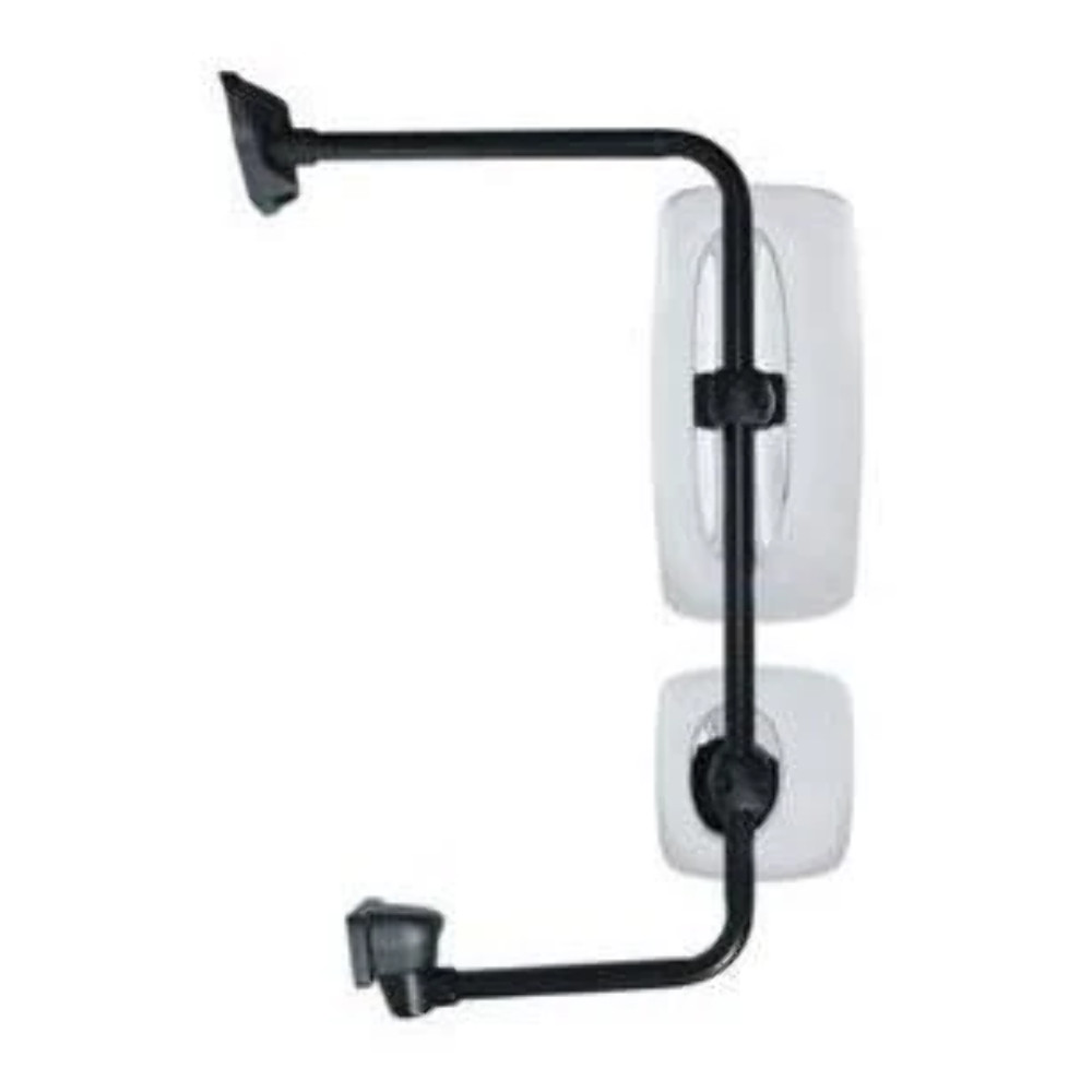 Fortpro Door Mirror Assembly Replacement for Freightliner M2 (Chrome) - Driver S