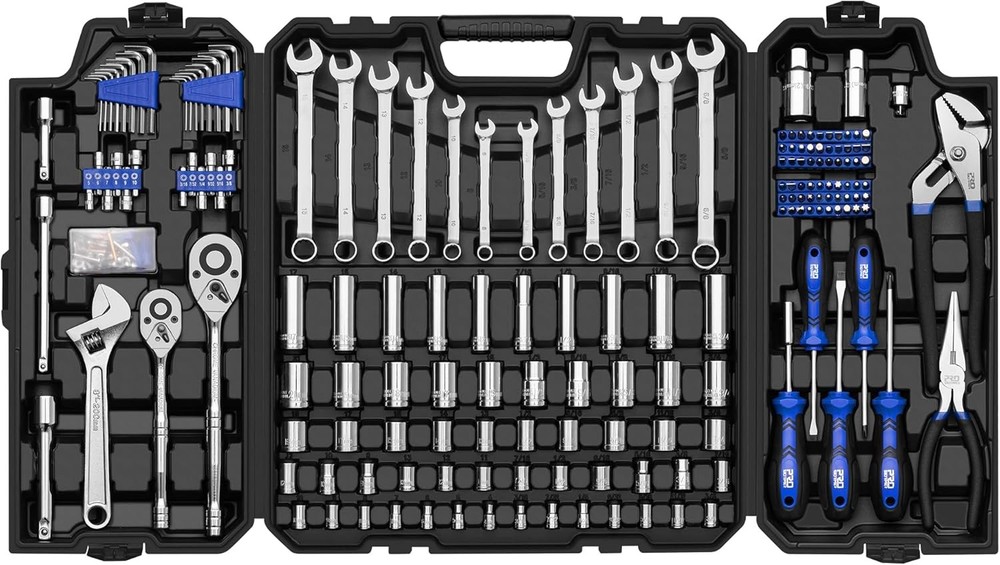 Prostormer 240-Piece Mechanics Tool Set, General Assorted