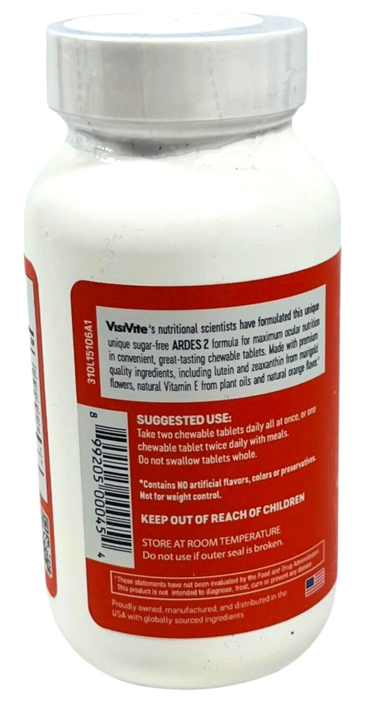 VisiVite AREDS 2 - 60 Chewable Tablets - EX 05/26