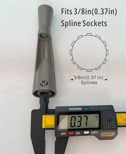 2-Pack Window Crank Handle Replacement - Fits 3/8" Spindles, Smooth 360° Operati