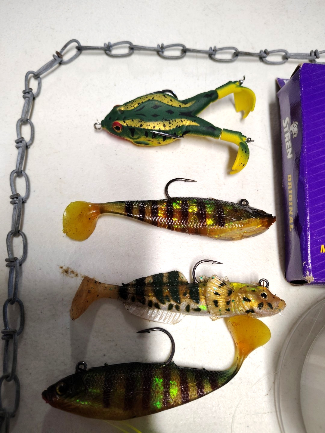 Fishing Supply Lot - Spinners, Line, Hooks, Bobbers, & More, New & Used (#2)