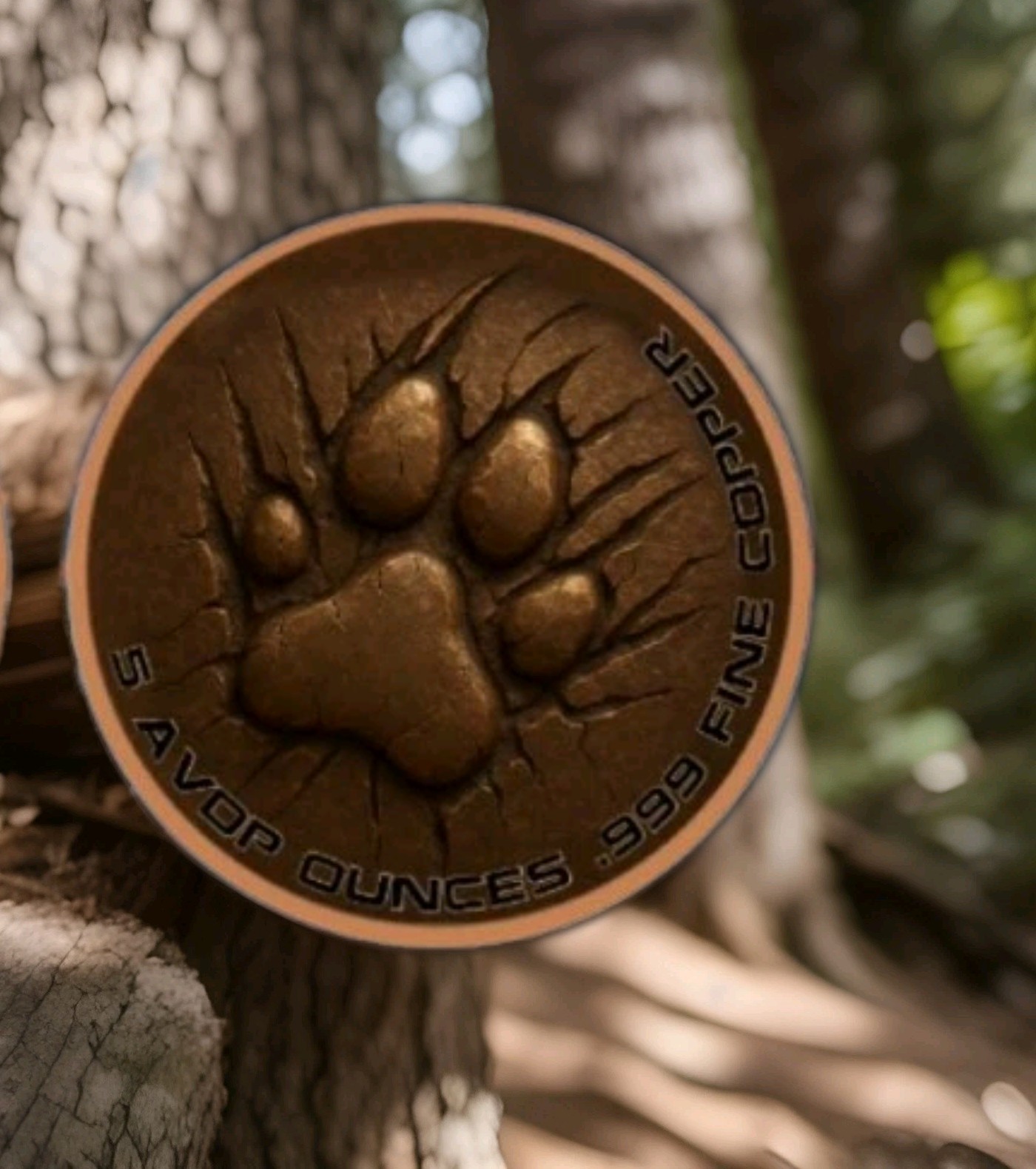 5oz UHR Roar of the King Colorized Copper .999 in Capsule Limited 5,000 PRESALE