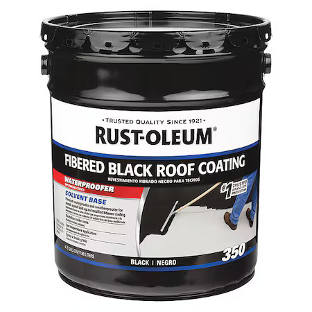 Rust-Oleum 301999 Roof Coating And Waterproofer, 4.75 Gal