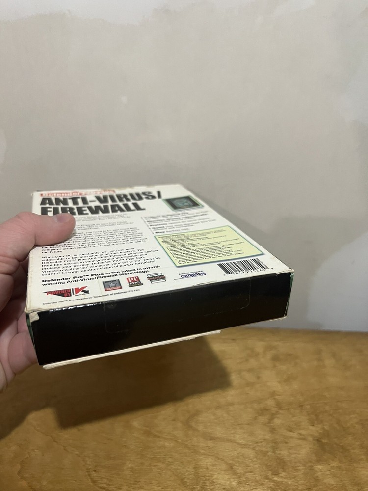 Defender Pro Plus Anti Virus / Firewall PC CD ROM Complete In Small Box