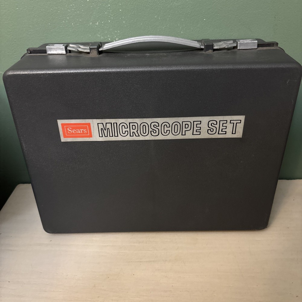Sears Microscope Set Vintage