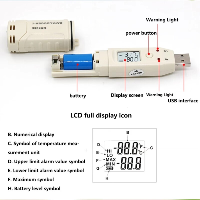 Temperature Humidity Tracking Recorder for Consistent Environmental