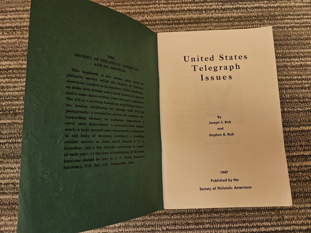 United States Telegraph Issues S. P. A. Booklet No. 2