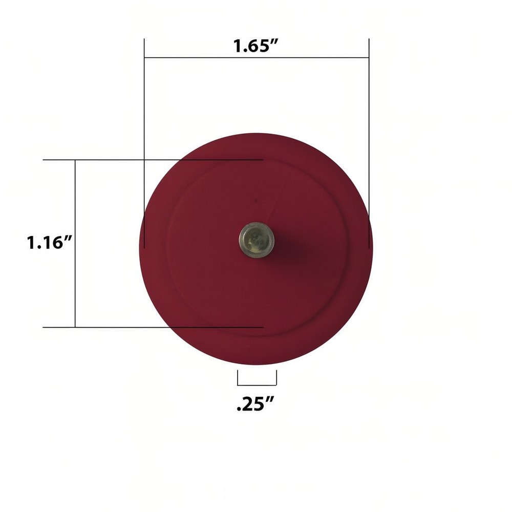 Small Red Plastic Bumper Pool Post