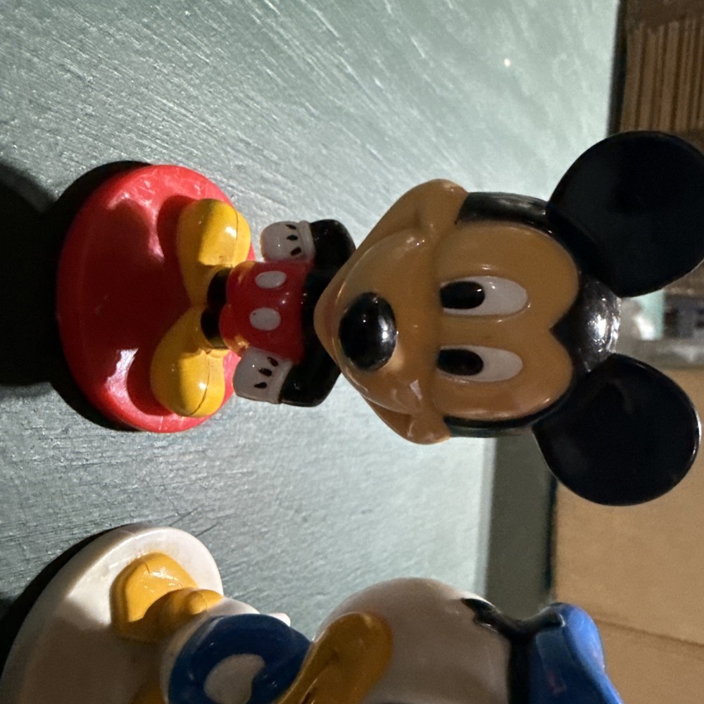 Mickey Mouse Minnie Donald Bobble head Plastic
