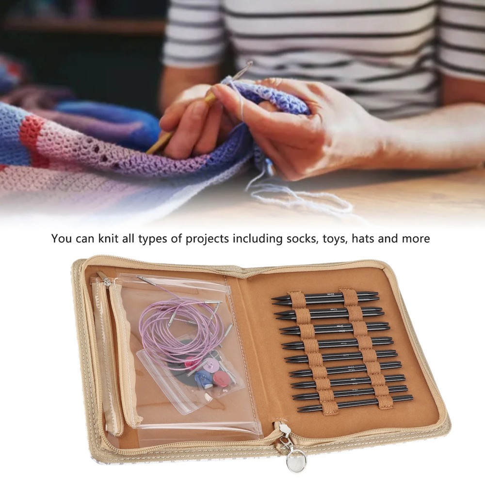 Blanket Knitting Needle Interchangeable Smoothing Circular Needle Set Ergonomic