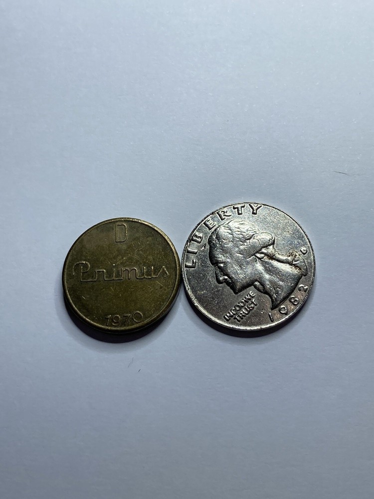 1970 PRIMUS TOKEN - BRASS - LOOK!