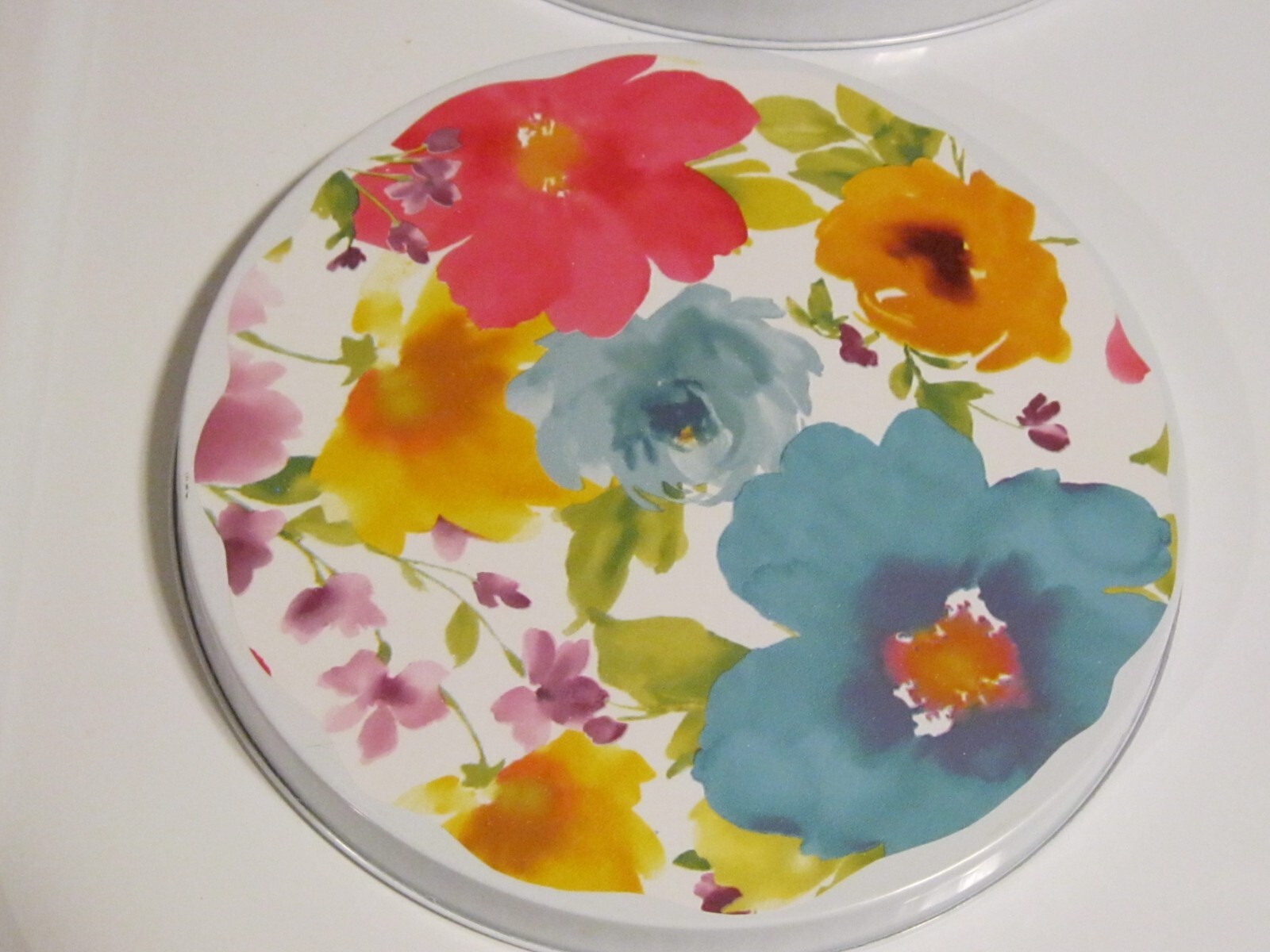 NEW HANDCRAFTED PIONEER WOMAN BREEZY BLOSSOM LAMINATE STOVE BURNER COVERS