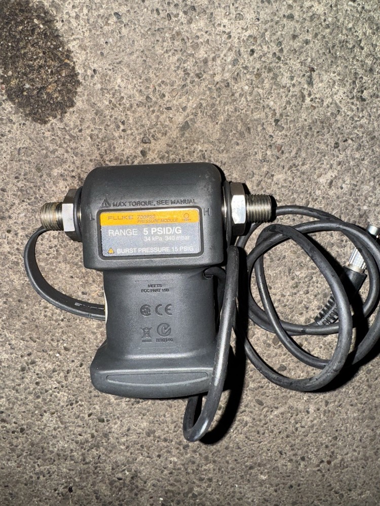 Fluke 700P23 Pressure Module 5 PSID/G Tested