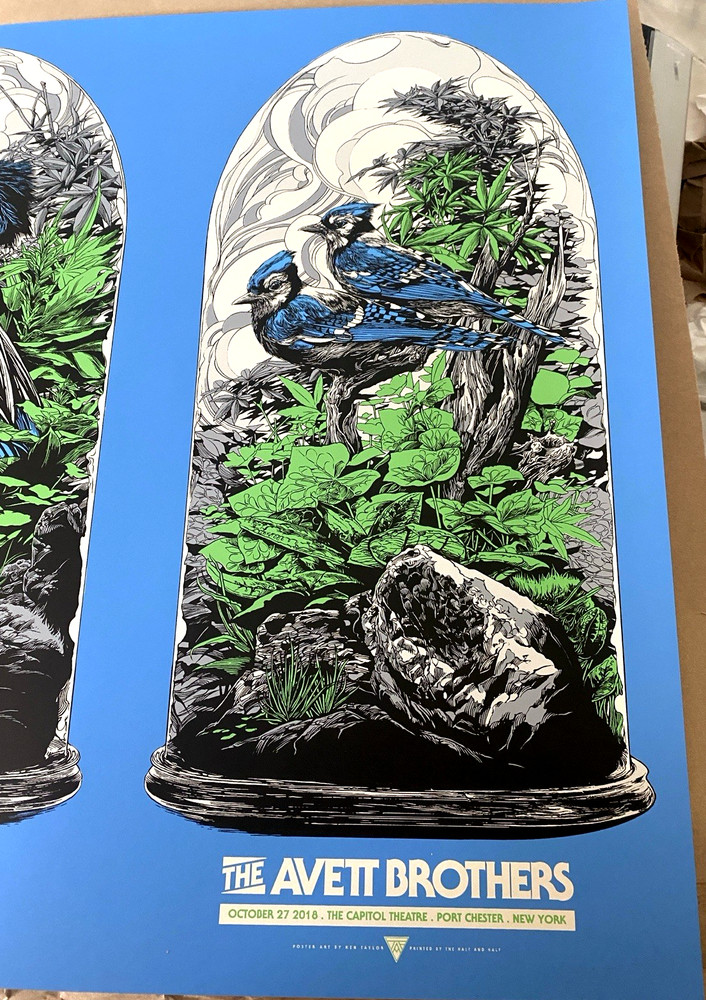 UNCUT POSTER The Avett Brothers CAPITOL THEATRE PORT CHESTER NY OCT 2018 #3/40